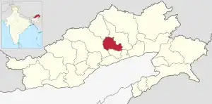 Lagekarte des Distrikts