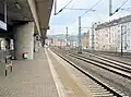 Gleis 3 (Linie S6), Fahrtrichtung Innenstadt