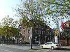 Einfahrt zum Klinikum Westend im Fürstenbrunner Weg