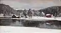 Winterlandschaft bei Kymmene