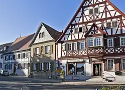 Alte Fachwerkhäuser am Marktplatz