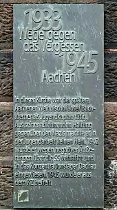 Gedenktafel für Joseph Buchkremer