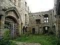 Inneres des Torhauses von Whorlton Castle