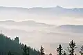 Blick vom Ort auf das Riesengebirge