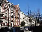 Wielandstraße in Höhe der Hedwigstraße