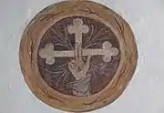 Weihekreuz und Hand Gottes