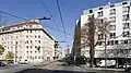 Ab Nr. 65, Kreuzung Heinestraße