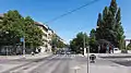 Das östliche Ende bei der Rasumofskygasse