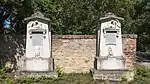 Grabsteine von Johann Strauss Vater und Joseph Lanner im Strauß-Lanner-Park