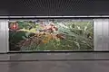 Wandbild „Wien-Panorama mit Verkehrslinien“