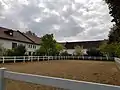 Reitplatz im Innenhof