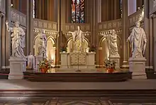Christus und Evangelistengruppe Marktkirche Wiesbaden