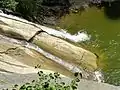 Unterer Teil des Wasserfalls