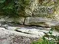 Einlauf des Wasserfalls