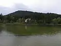 Der Wildsee Richtung Südwesten mit dem Gschwandtkopf
