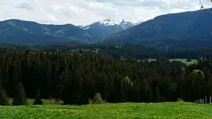 Blick vom Eckberg zum Laubeneck