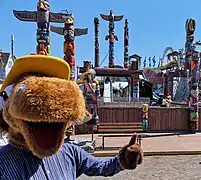 Wildwasserbahn auf der Cranger Kirmes 2018
