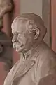 Wilhelm Emil Wahlberg, Porträtbüste, Marmor, 1906. Arkadenhof der Universität Wien