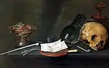 Willem Claesz. HedaVanitas, 1628, Öl auf Holz, 45,5 × 69,5 cm, Museum Bredius, Den Haag