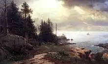 View of Mount Desert (Ansicht von Mount Desert Island), 1859
