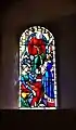 Kirche Wimmis: Glasmalerei von Königin Bertha (1924)