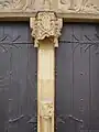 Mittelpfeiler mit Sockel einer Marienstatue
