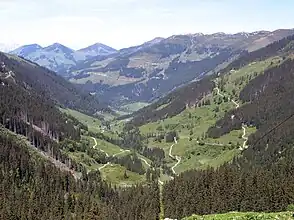 Das Windautal talauswärts