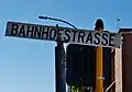 GL1: Straßennamenschild