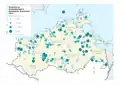 Verteilung von Windenergieanlagen in MV