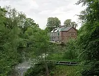 Wohldorfer Mühle, Fischtreppe am Mühlenteich