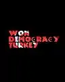 Siegesslogan Won Democracy Turkey.