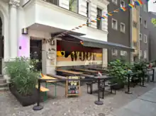 Die schwule Bar Woof in der Fuggerstraße 37, Berlin-Schöneberg. Eine "Bear" bar.