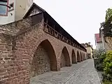 Stadtmauer mit Rheinpförtchen