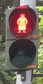 Das rote Luther-Ampelmännchen