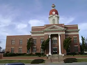 Worth County Courthouse, gelistet im NRHP Nr. 80001268