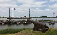 Der historische Hafen in Woudrichem
