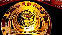 Champion belt of WPMF