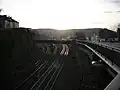 Die Sicht von Osten, von der Kölner Straße aus gesehen