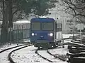 Triebwagen X 242 auf dem nördlichen Ausziehgleis in Romorantin, 2010