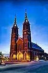 Basilica of St. Francis Xavier in Dubuque, seit 1999 im NRHP gelistet
