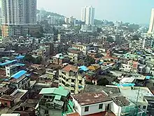 Alte und neue Gebäude in Xiamen