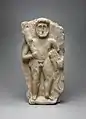 Relief mit Darstellung des Herakles, aus Dura Europos; provinzieller lokaler Stil