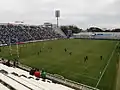 Rugbyspiel im Yamaha Stadium (Februar 2012)