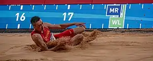 Zhu YamingRang sieben mit&nbsp;16,79&nbsp;m