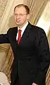Arsenij Jazenjuk, der Ex-Vorsitzende des Parlaments, der Außenminister in der Regierung von Janukowytsch, 2006
