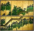 Faltschirmpaar von Ogata Kōrin, Japan, nach 1709, vor 1716