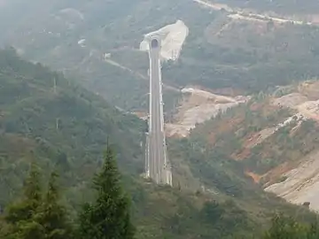 Xiaoxingzhai Tunnel zwischen Yuxi und Tonghai