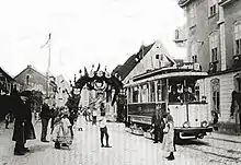 Eröffnung der Straßenbahn (1910)