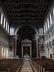 Fritz Kunz. Kirchenwerke. Chor 1906–1907Langhaus 1922–1923, in der Röm.-kath. Kirche Liebfrauen, Weinbergstrasse 34, Zürich
