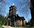 Hölzerne Kapelle im Ortsteil Ząb